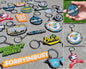 Personalized Keychain with Your Own Custom Logo and 3D Shape made of Rubber Material Promotional Gifts for Business, Events and Schools Cambodia