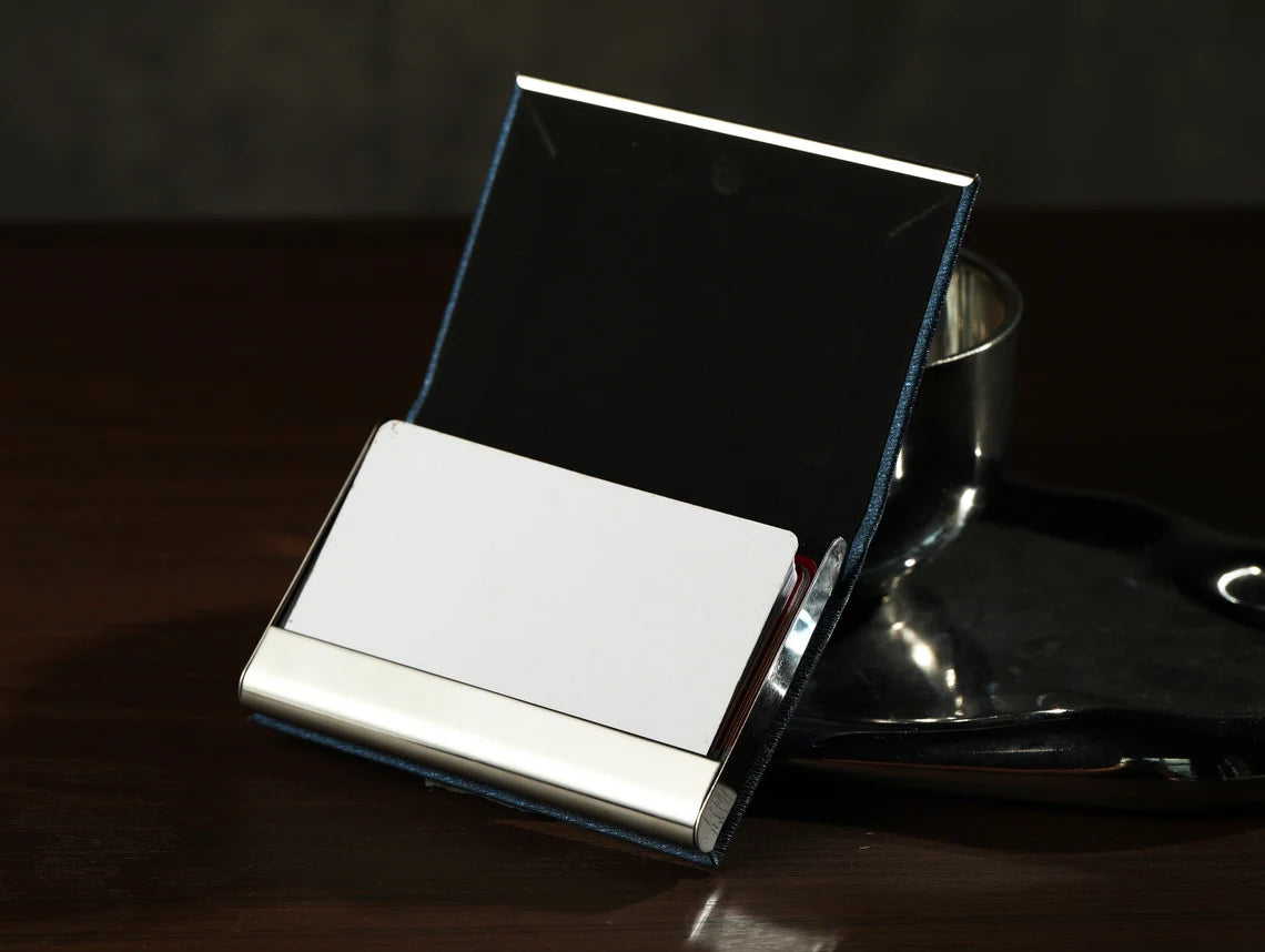 Personalized Business Card Case, Leather Business Card Holder, Engraved Leather with Name, Corporate Gift, Businessman Gift, Office Gift Cambodia