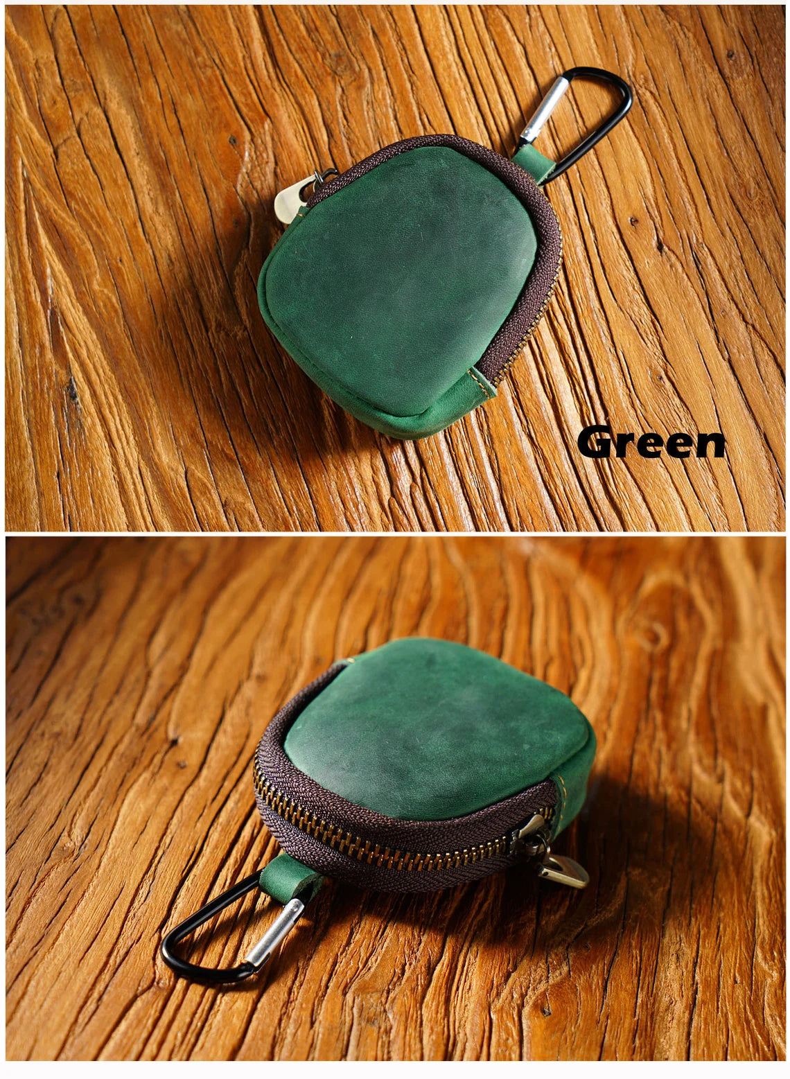 Personalized Small Leather Pouch for Women, Small Earphone Case, Leather Coin Pouch with Zipper, Mini Waist Bag Fanny Pack for Men Cambodia
