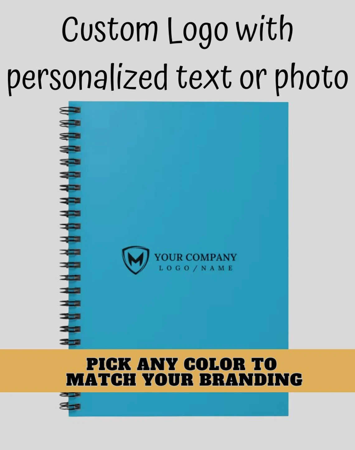 Company Logo Notebook 118 Lined Pages Custom Logo note book Corporate Gifts for Clients Onboarding Kit Corporate Swag Custom Print Notepad Cambodia