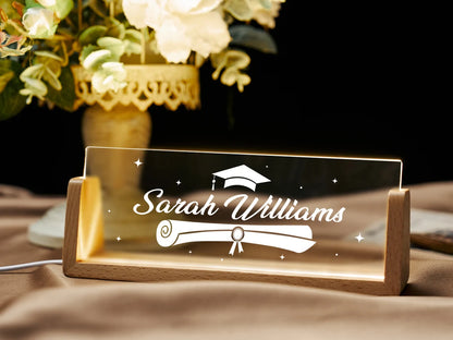 Personalized Desk Name Plate, Graduation Desk Name Plate,Graduation gift, Desk Accessories, Office Gifts for Boss Coworkers, New Job Gifts Cambodia
