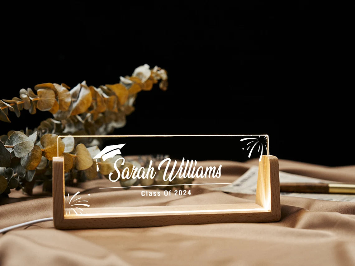 Personalized Desk Name Plate, Graduation Desk Name Plate,Graduation gift, Desk Accessories, Office Gifts for Boss Coworkers, New Job Gifts Cambodia