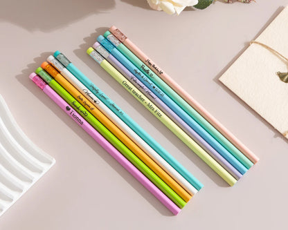 Personalized Pencil,Pencils With Names,Custom Name Pencils,School Supplies,Teacher Gift,Teacher Pencils,Back to School Gift,Student Gifts Cambodia