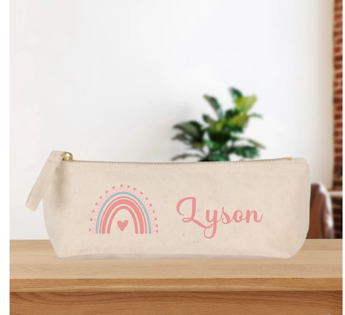 Personalized school pencil case - child's first name school pencil case Cambodia