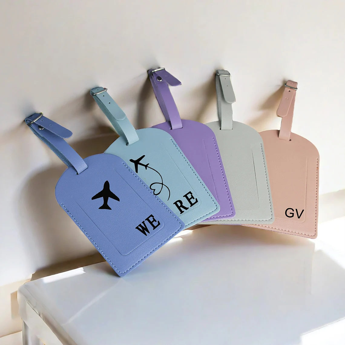 Custom Luggage Tag Personalized Leather Luggage Tag Engraved Monogram Luggage Tag Best Friend Gift Travel Gift for Couple Party Favor Tag Cambodia