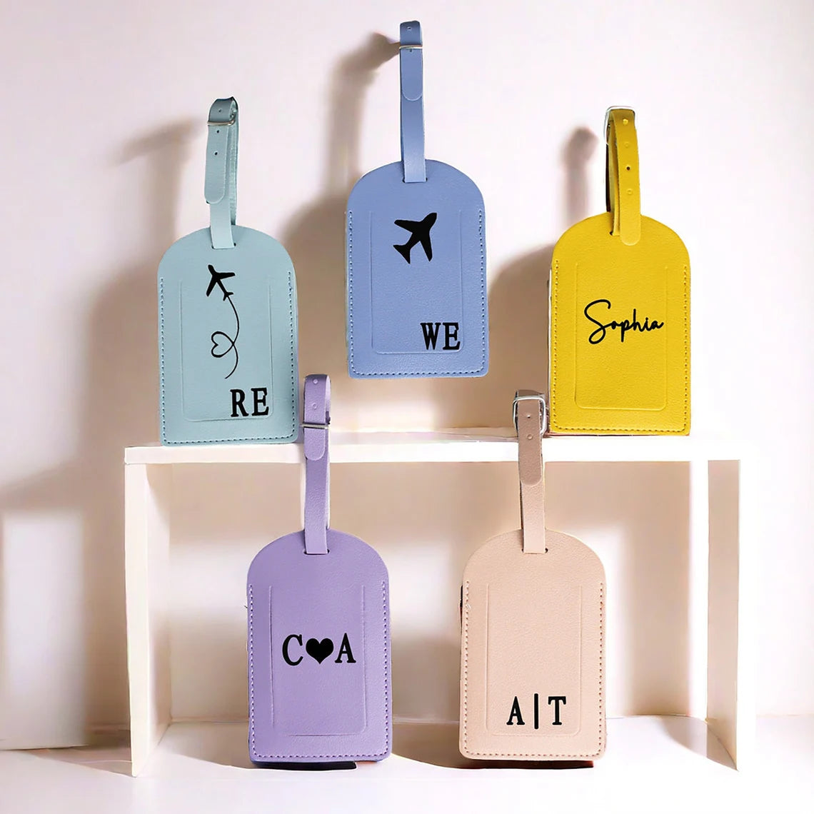Custom Luggage Tag Personalized Leather Luggage Tag Engraved Monogram Luggage Tag Best Friend Gift Travel Gift for Couple Party Favor Tag Cambodia