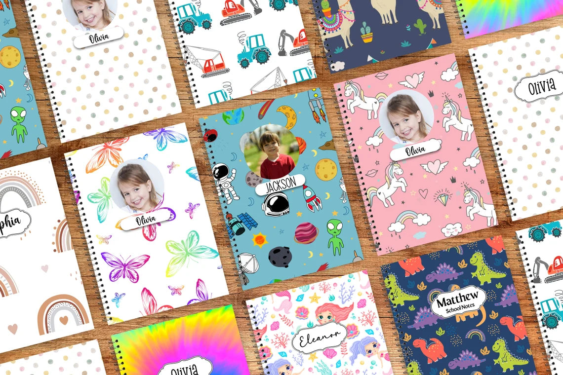 School Notebook, Back to School, Personalized Notebook for Kids, School Supplies, Custom Kid Notebook, Children's Journal, Cambodia