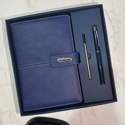 Custom logo/name/sticker notebook and pen set Cambodia