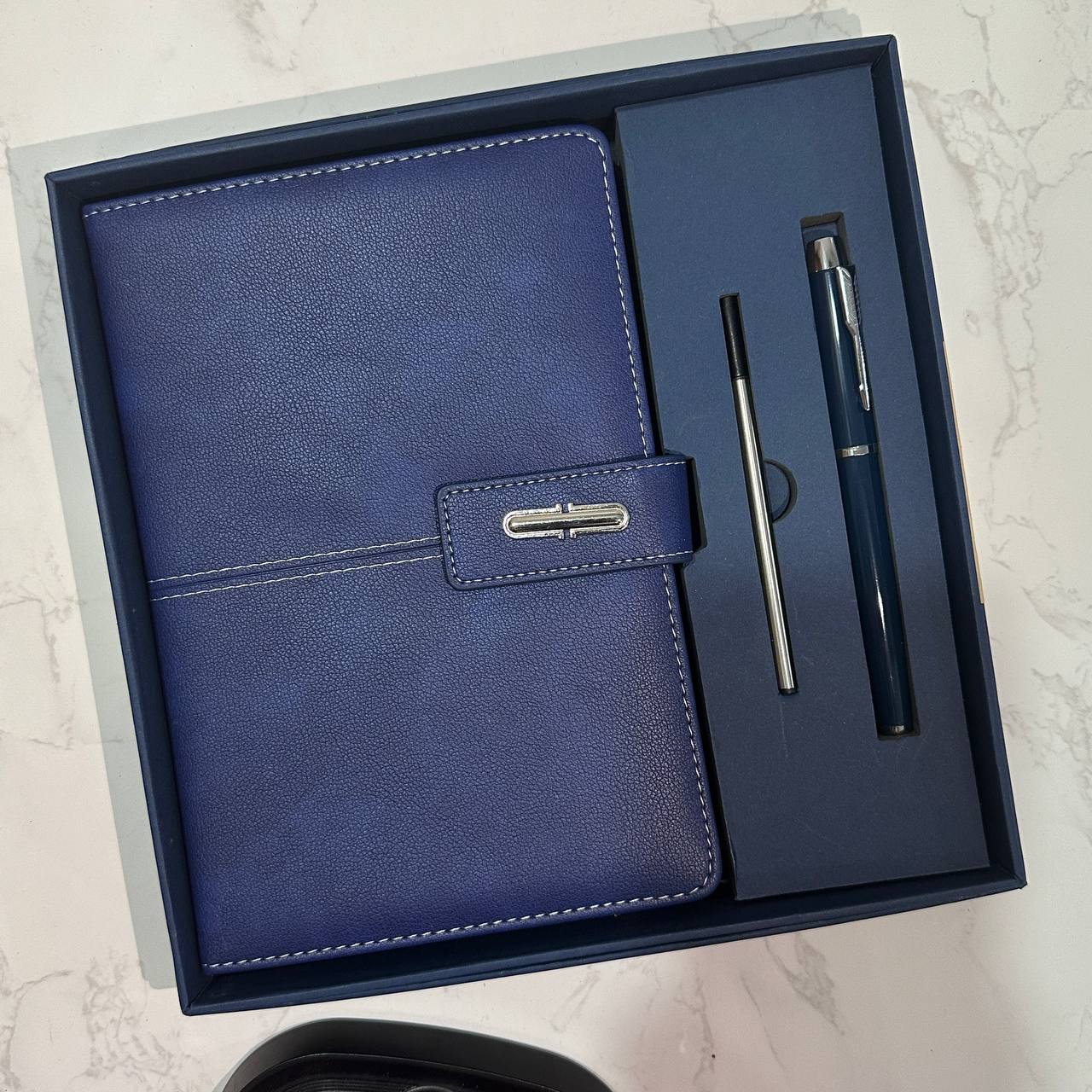 Custom logo/name/sticker notebook and pen set Cambodia