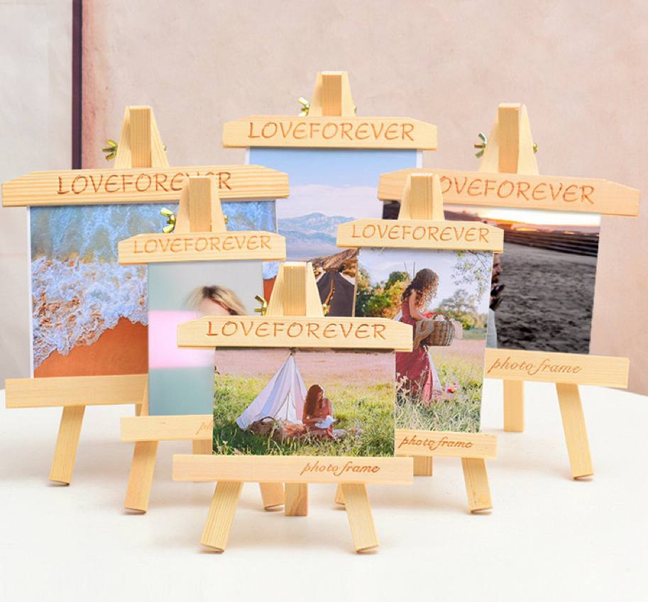 Wooden Photo Frame, Laser Cut Photo Frames Set, Picture Frame Laser Cut, Engraved Photo, Family Photo Frame Cambodia