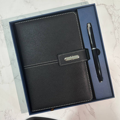Custom logo/name/sticker notebook and pen set Cambodia