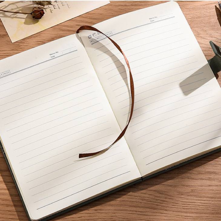 Custom logo/name/sticker Notebook with pen set
