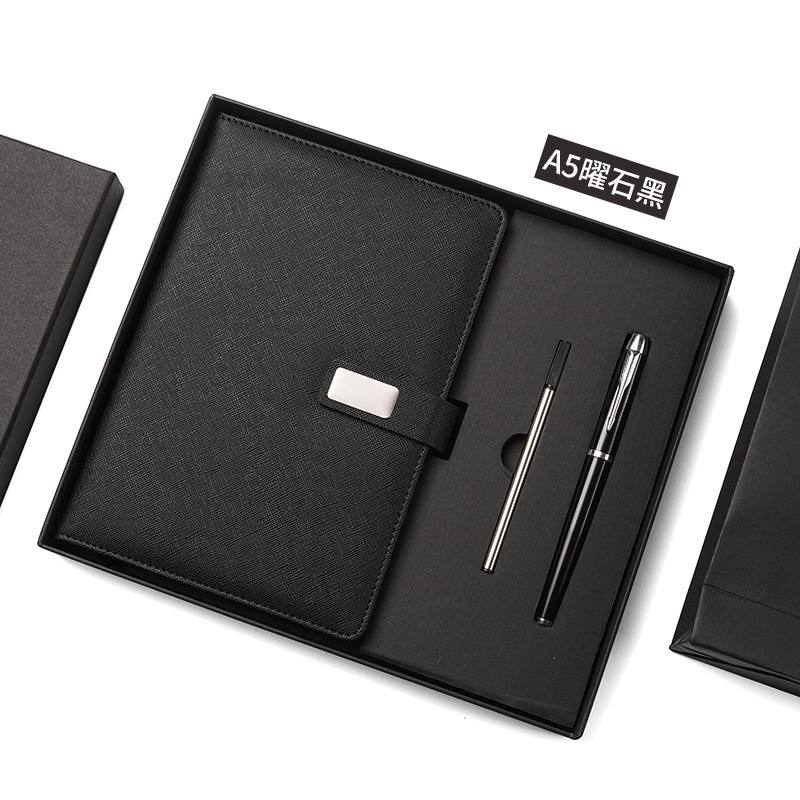 Custom logo/name/sticker Notebook with pen set