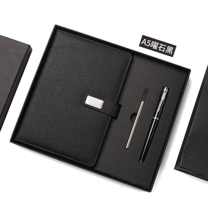 Custom logo/name/sticker Notebook with pen set