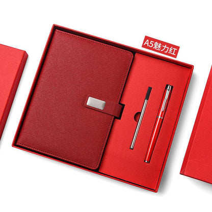 Custom logo/name/sticker Notebook with pen set