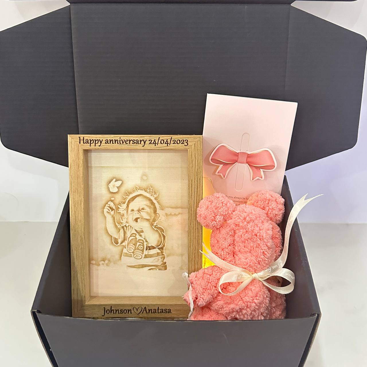 Wooden Photo Frame, Laser Cut Photo Frames Set, Picture Frame Laser Cut, Engraved Photo, Family Photo Frame Cambodia