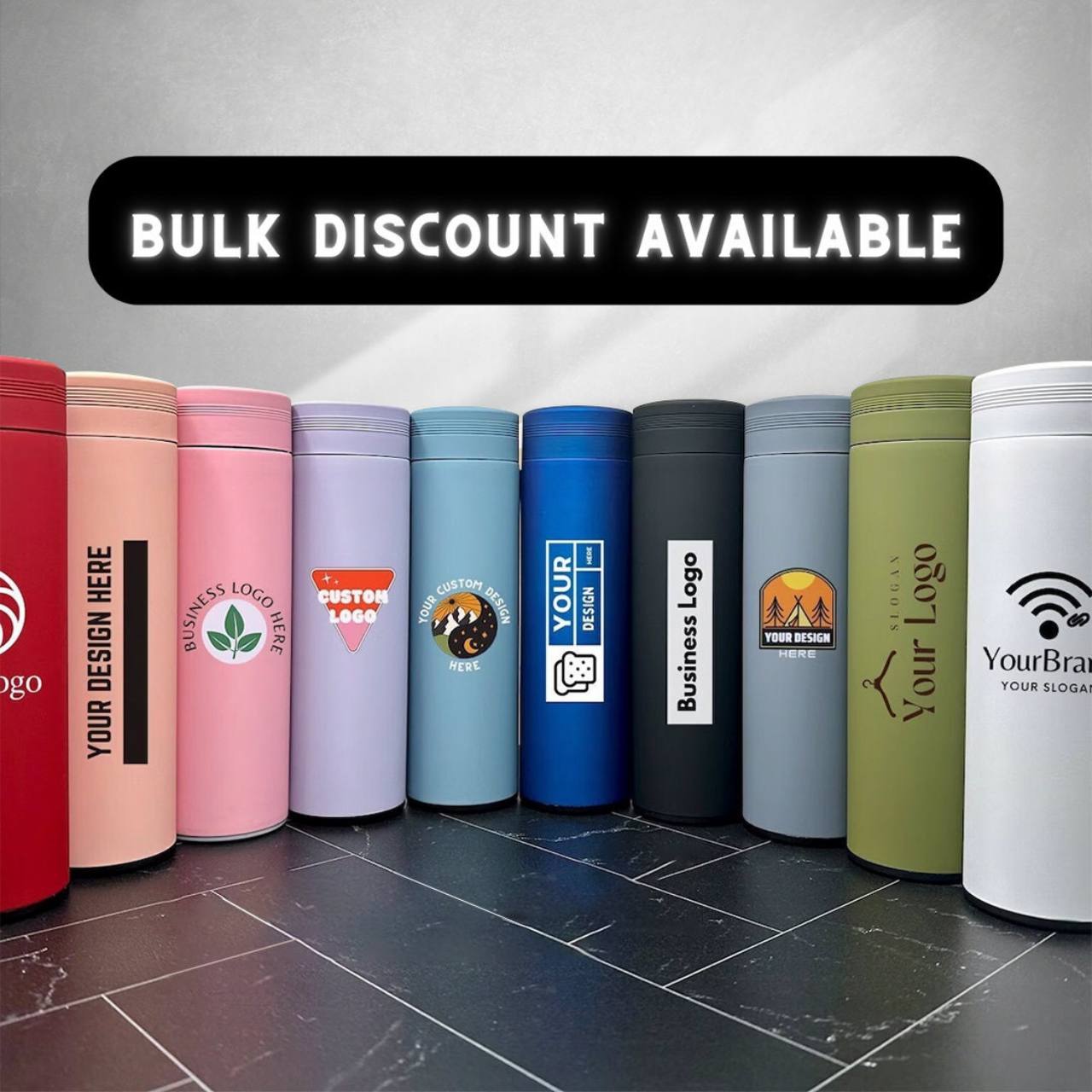 Custom logo/name/sticker thermos bottle 500ml Phnom Penh, Cambodia