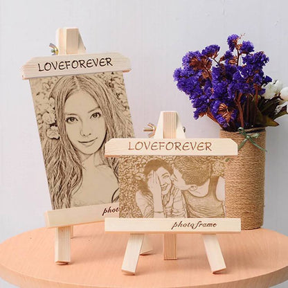 Wooden Photo Frame, Laser Cut Photo Frames Set, Picture Frame Laser Cut, Engraved Photo, Family Photo Frame Cambodia